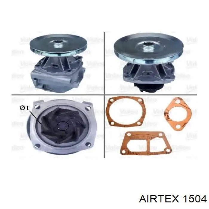 1504 Airtex bomba de agua