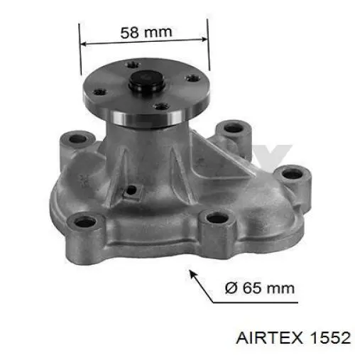 1552 Airtex bomba de agua