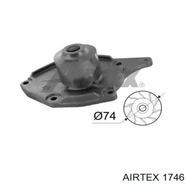 Comprar 1746 Airtex Bomba de agua para motor