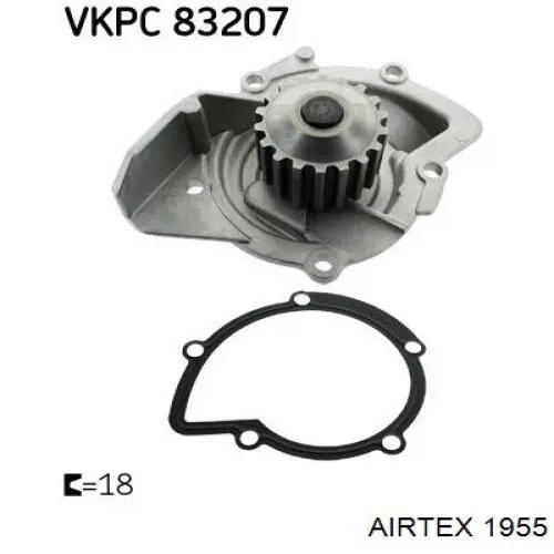 Comprar 1955 Airtex Bomba de agua para motor