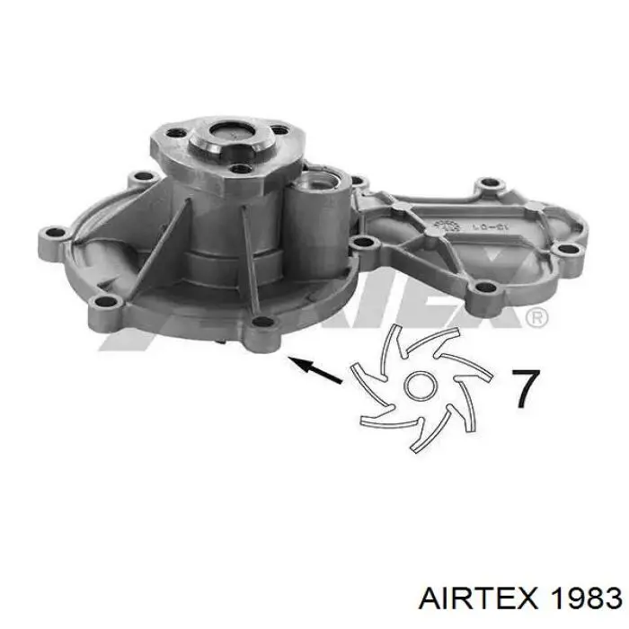 1983 Airtex bomba de agua