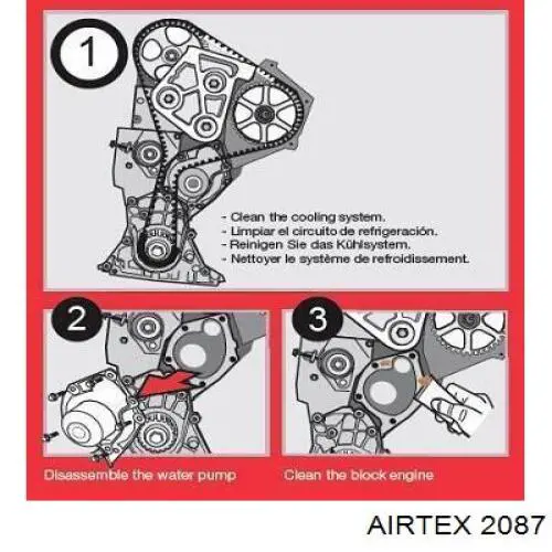 2087 Airtex bomba de agua