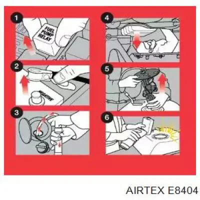 E8404 Airtex bomba de combustible eléctrica sumergible