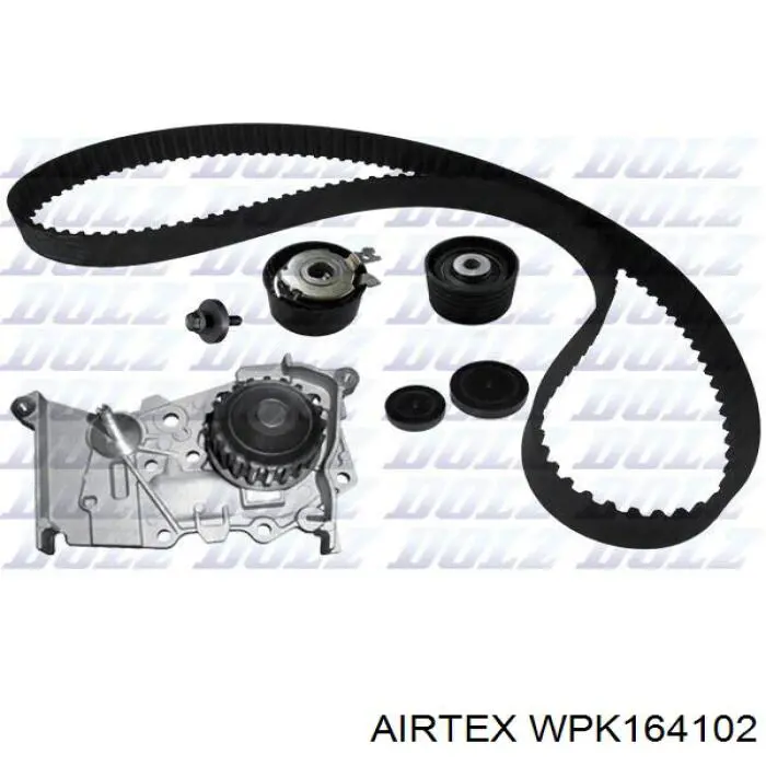 WPK164102 Airtex kit de correa de distribución
