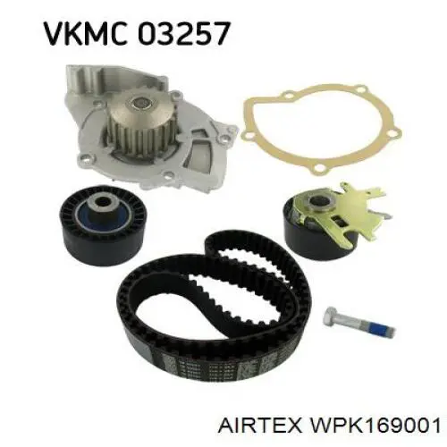 WPK-169001 Airtex kit de correa de distribución