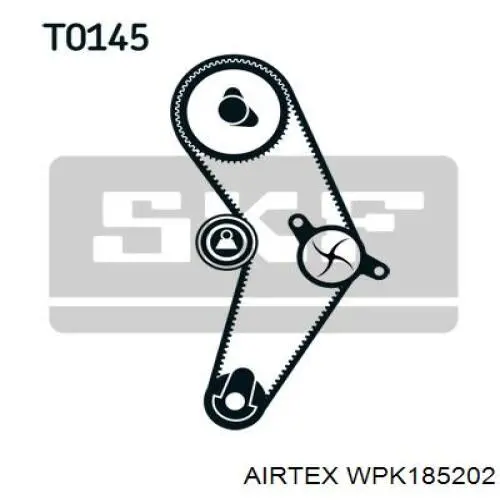 WPK-185202 Airtex kit de correa de distribución