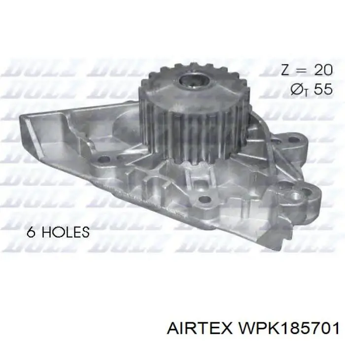 WPK-185701 Airtex kit de correa de distribución