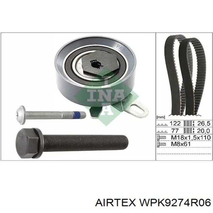 WPK-9274R06 Airtex kit de distribución