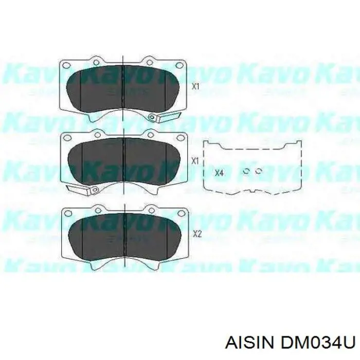 Disco de embrague DM034U Aisin
