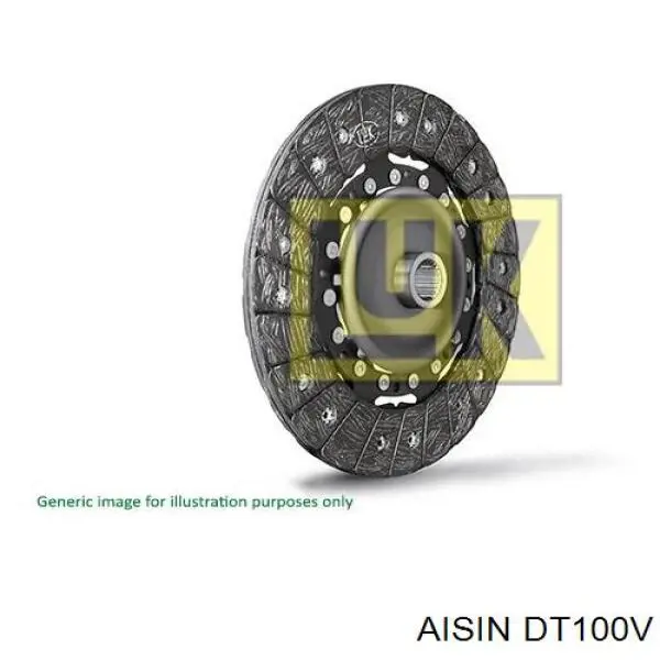 DT100V Aisin disco de embrague