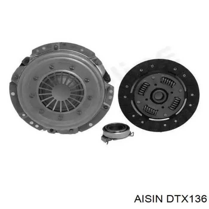 DTX136 Aisin disco de embrague