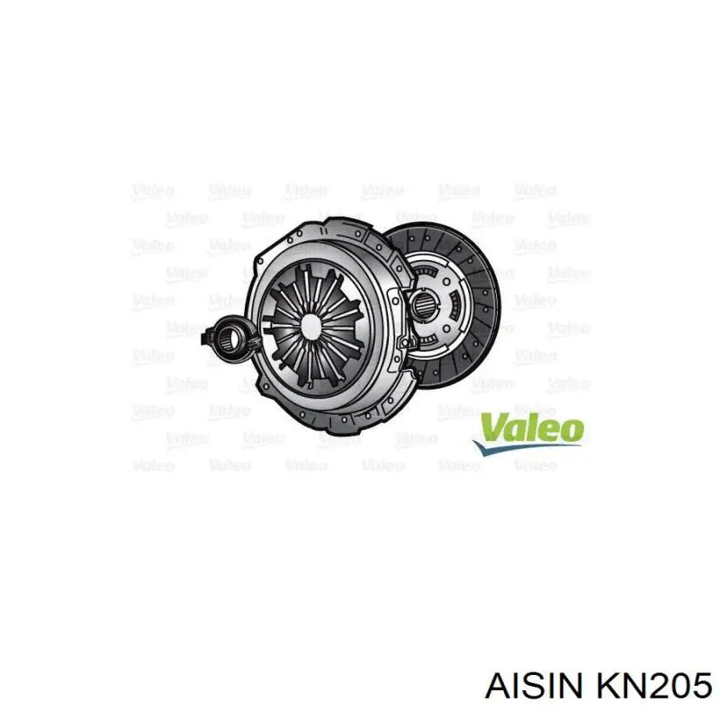 Comprar KN205 Aisin Kit de embrague completo