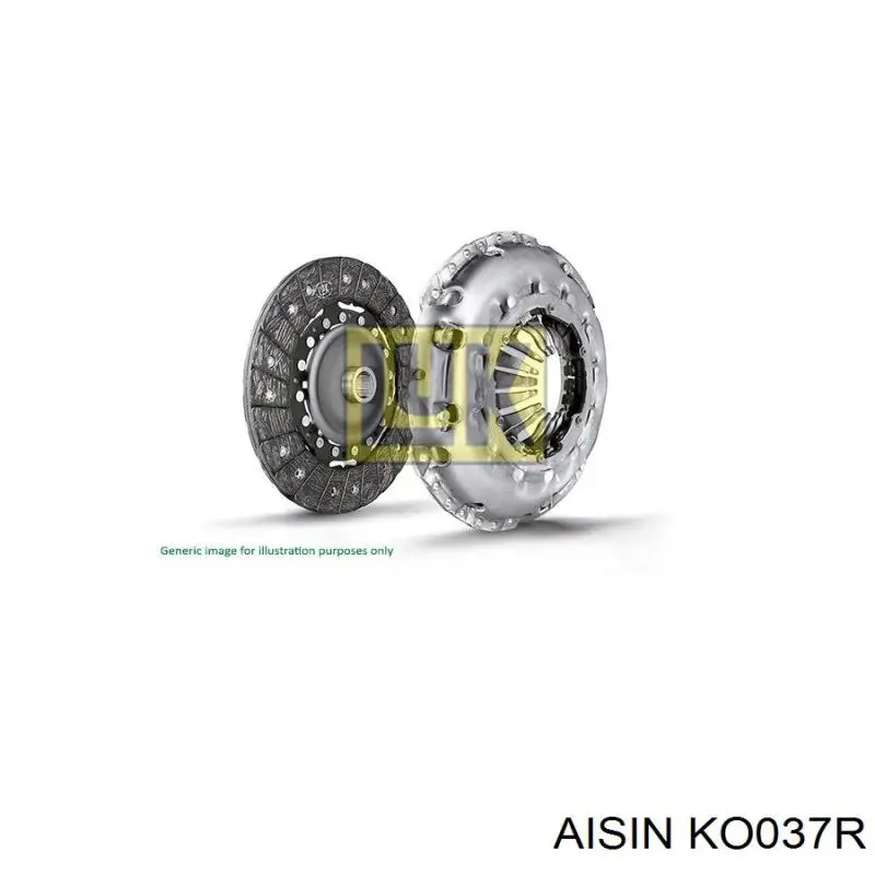 KO-037R Aisin kit de embrague (3 partes)