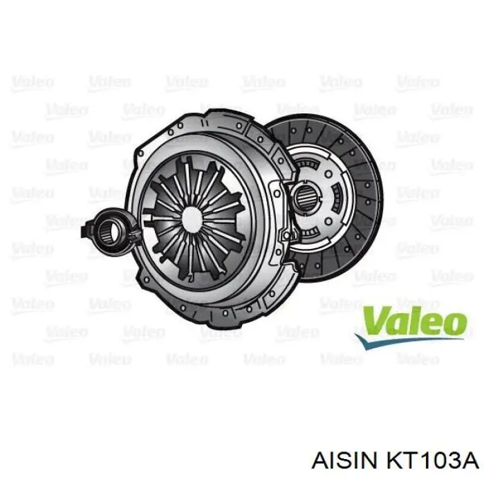 KT-103A Aisin kit de embrague (3 partes)