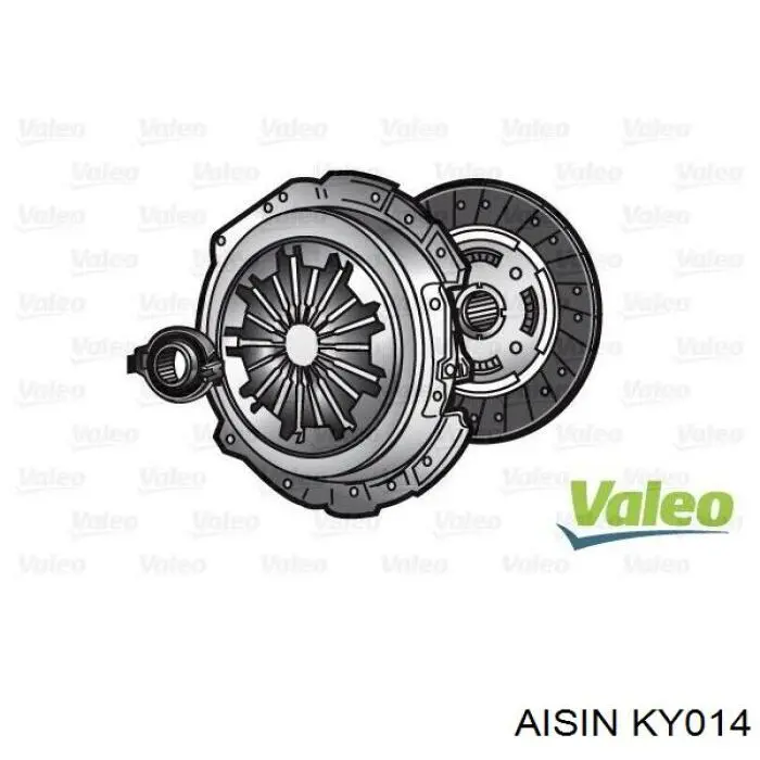 KY014 Aisin kit de embrague (3 partes)