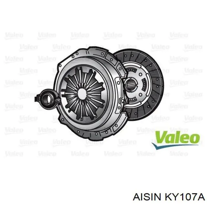 KY-107A Aisin kit de embrague (3 partes)