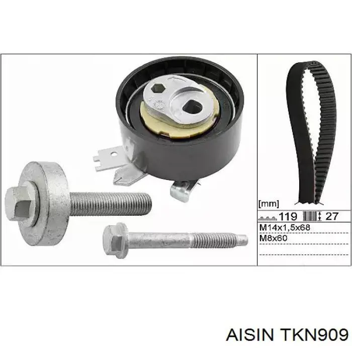 Comprar TKN909 Aisin Kit de correa de distribución