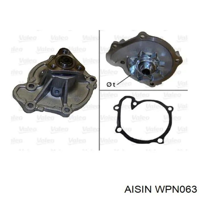 WPN063 Aisin bomba de agua