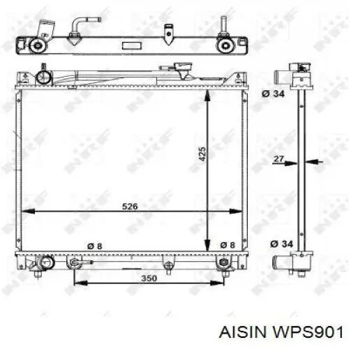 Comprar 1740066810 Suzuki Bomba de agua para motor