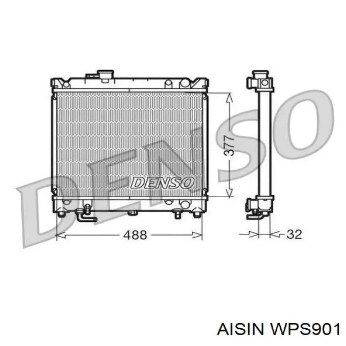 Bomba de agua 1740066810 Suzuki