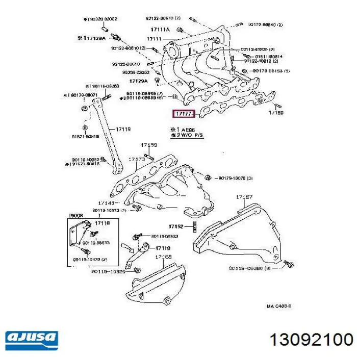 Junta de colector de admisión Ajusa 13092100 precio, desde 5,78 EUR