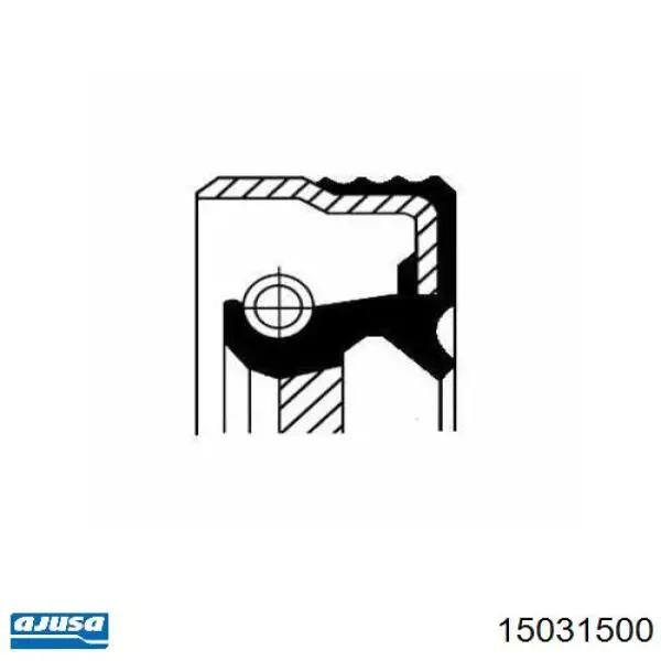 Retén de cigüeñal frontal 0099979447 Mercedes