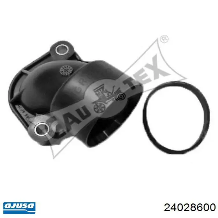 24028600 Ajusa Brida del sistema de refrigeración (triple unión)