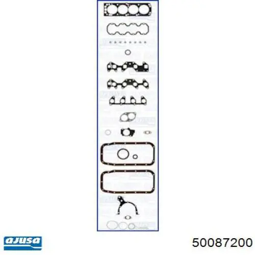 Kit completo de juntas Ajusa 50087200 precio, desde 86,36 EUR