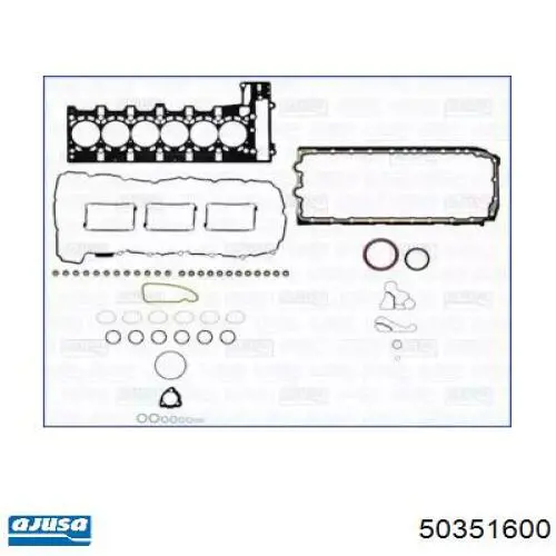 Juego juntas motor para BMW 7  F01, F02, F03, F04