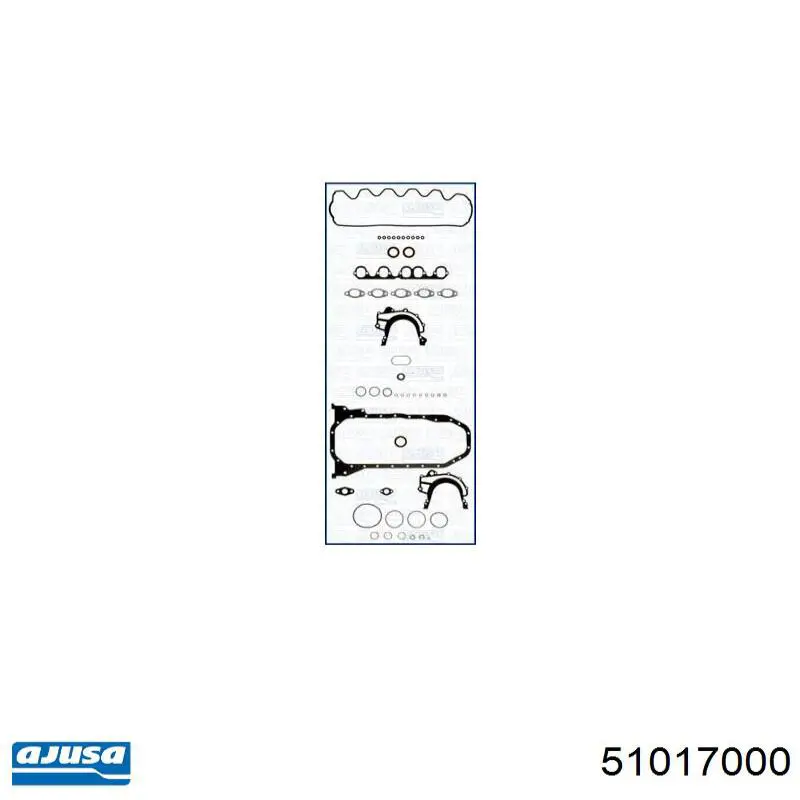 Juego de juntas de motor Ajusa 51017000