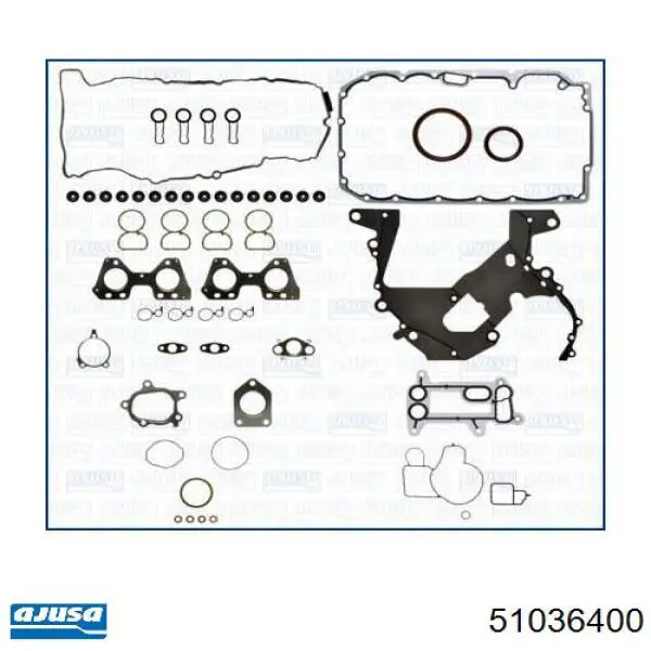  Juego de juntas para motor BMW 1 