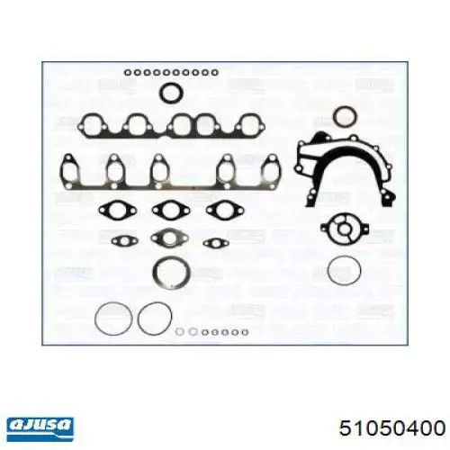 Juego juntas motor para Volkswagen Crafter 30-50 2E, 2EA, 2EB, 2ED, 2EH, 2EX