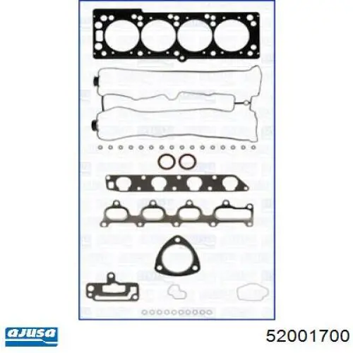 Juego de juntas superiores de motor D3011800 Glaser
