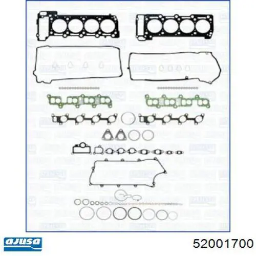 Kit de juntas de motor, completo, superior Glaser D3011800