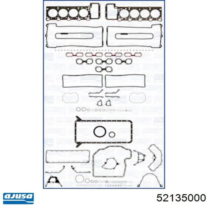 52135000 Ajusa juego de juntas de motor, completo, superior