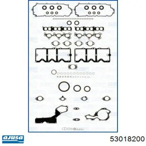 53018200 Ajusa juego de juntas de motor, completo, superior