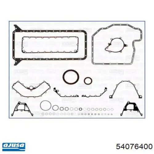 54076400 Ajusa juego completo de juntas, motor, inferior