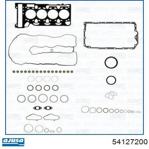 54127200 Ajusa juego completo de juntas, motor, inferior