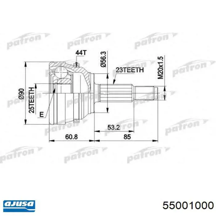 Comprar 55001000 Ajusa Junta de culata