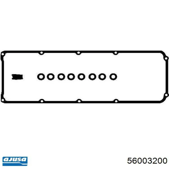 56003200 Ajusa juego de juntas, tapa de culata de cilindro, anillo de junta