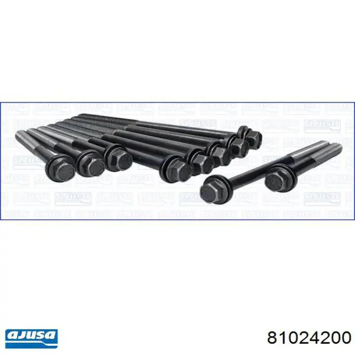 Juego tornillos culata Ajusa 81024200 precio, desde 34,93 EUR
