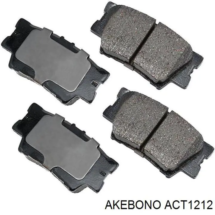 Pastillas de freno traseras ACT1212 Akebono