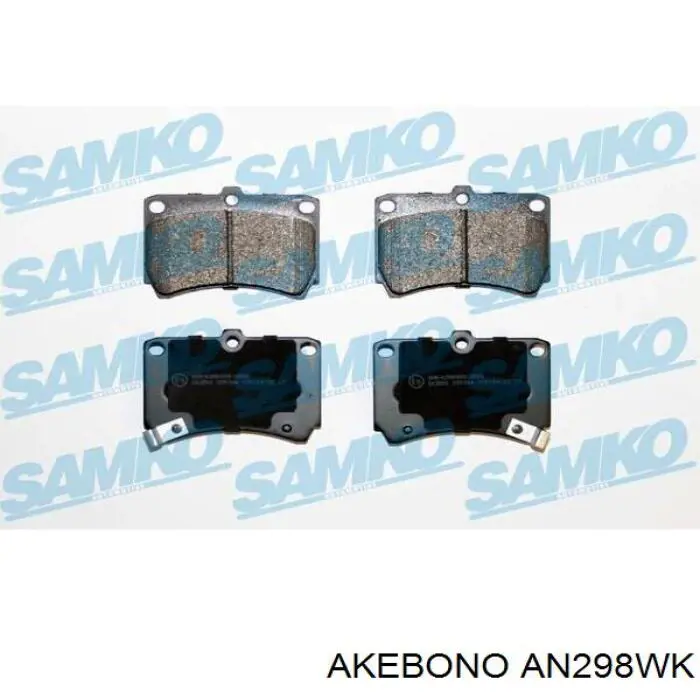 Pastillas de freno delanteras Mazda 323 BA