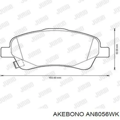 Pastillas de freno delanteras Toyota Corolla R10