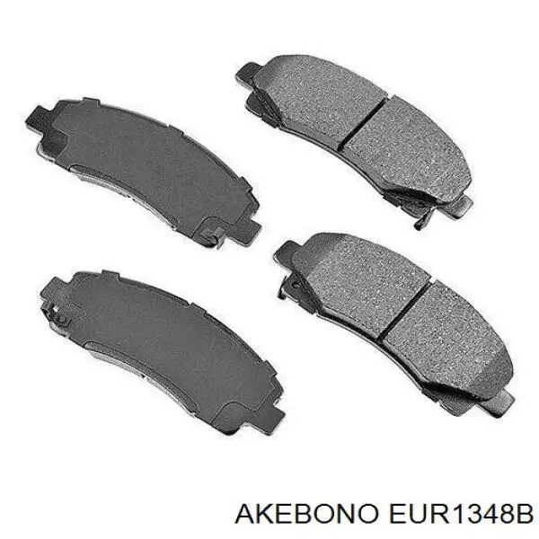 EUR1348B Akebono pastillas de freno traseras