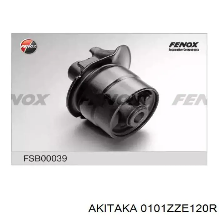 0101ZZE120R Akitaka suspensión, cuerpo del eje trasero