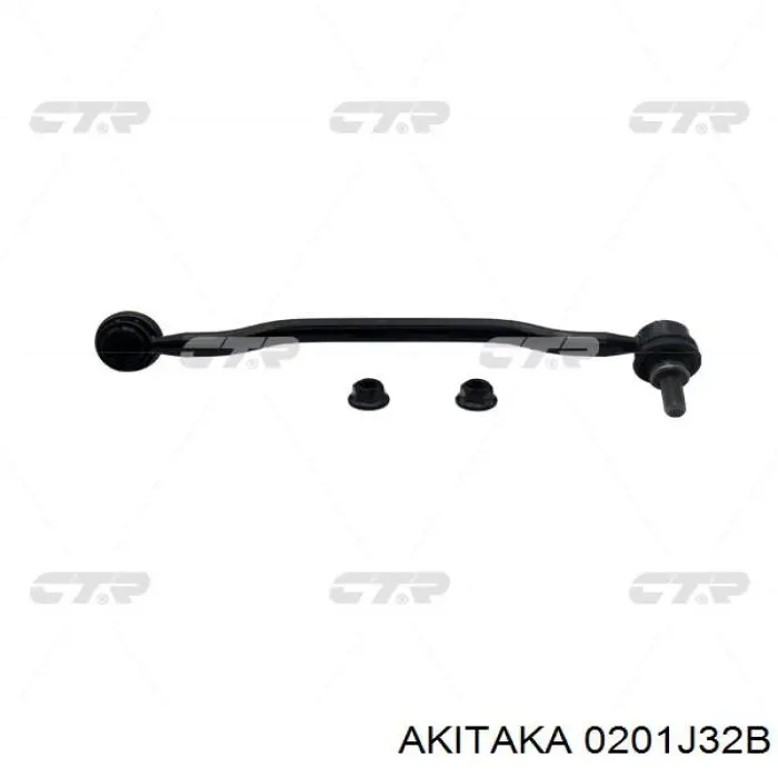 0201J32B Akitaka silentblock de suspensión delantero inferior