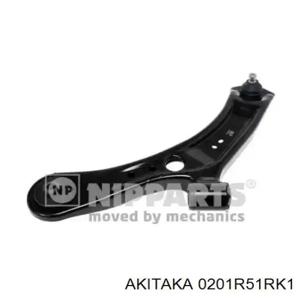 0201R51RK1 Akitaka silentblock de mangueta trasera