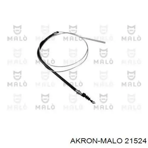 21524 Akron Malo cable de freno de mano trasero derecho