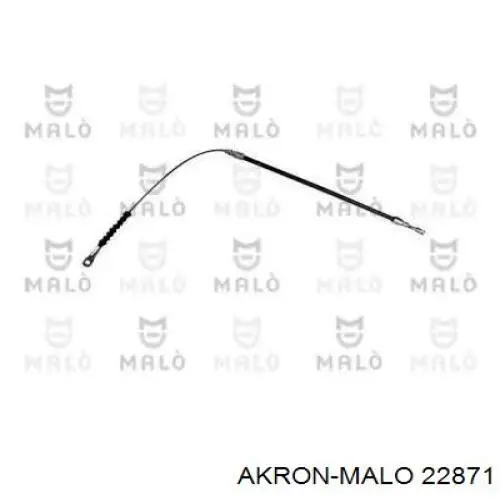 22871 Akron Malo cable de freno de mano trasero derecho